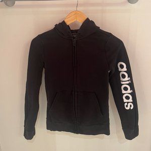 Adidas Essentials Linear Hoodie in black